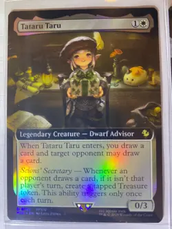 MTG Final Fantasy FIC *FOIL* Extended Art - Tataru , Yojimbo , Tifa, Gogo - Image 3