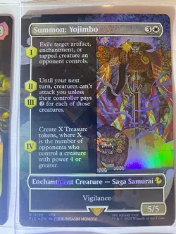MTG Final Fantasy FIC *FOIL* Extended Art - Tataru , Yojimbo , Tifa, Gogo - Image 5