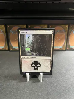 MTG, Swamp FOIL (0196) NM Marvel's Spider-Man Foil - Image 1