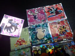 Pokemon Wafer Promo Holo Sticker x9 Mega Charizard Snorlax etc #4355 - Image 2