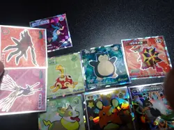 Pokemon Wafer Promo Holo Sticker x9 Mega Charizard Snorlax etc #4355 - Image 3