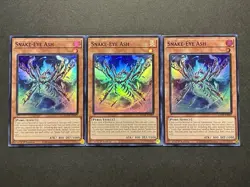 3x Snake-Eye Ash | AGOV-EN007 | Super Rares | NM | 1st Edition | YuGiOh! - Image 1