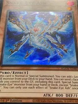 3x Snake-Eye Ash | AGOV-EN007 | Super Rares | NM | 1st Edition | YuGiOh! - Image 2