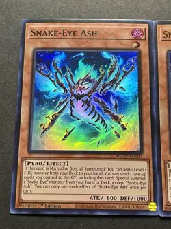 3x Snake-Eye Ash | AGOV-EN007 | Super Rares | NM | 1st Edition | YuGiOh! - Image 3