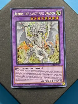 Albion The Sanctifire Dragon | MP24-EN082 | Prismatic Secret Rare | NM | YuGiOh! - Image 1