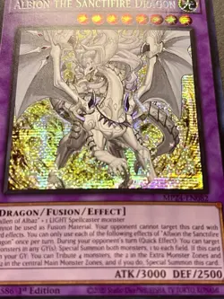 Albion The Sanctifire Dragon | MP24-EN082 | Prismatic Secret Rare | NM | YuGiOh! - Image 2