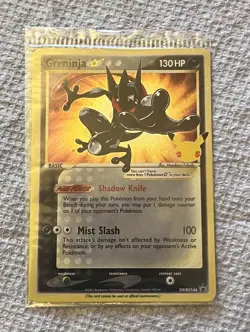 Pokemon TCG - Gold Star Greninja SWSH144 Black Star Promo Card Sealed - Image 1