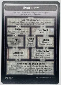 MTG Undercity Commander Legends Battle For Baldur’s Gate - Oversize Card - Image 1
