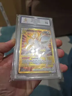 Pokemon Arceus VSTAR Gold Secret Rare Card 184/172 MGC 10 Gem Mint - Image 2