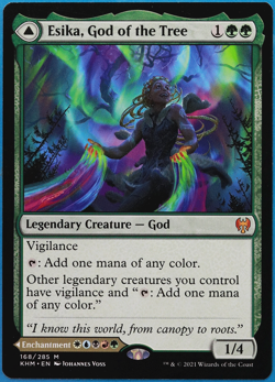 Esika, God of the Tree / The Prismatic Bridge Kaldheim NM CARD (503986) ABUGames - Image 1