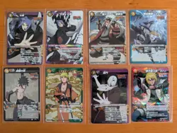 Naruto Miracle Battle Carddass BANDAI Anime Trading Cards Lot of 8 - Image 1