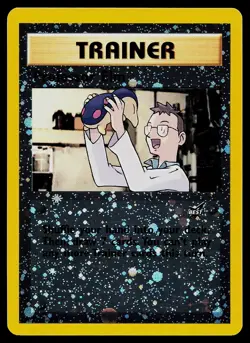Pokemon Card - Professor Elm #3 Best of Game Reverse Holo WOTC Promo - Image 1