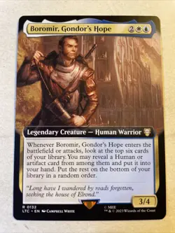 Boromir, Gondor's Hope (Extended Art) Commander: the Lord of the Rings: Tales of - Image 1