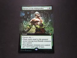 Return of the Wildspeaker Extended Art FOIL NM [Throne of Eldrain] Free Track! - Image 1
