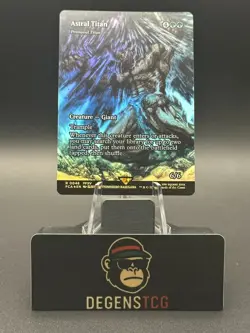 Astral Titan Primeval Titan Showcase Final Fantasy Through the Ages Foil MTG - Image 1