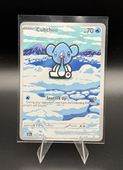 Pokemon TCG - Cubchoo - 109/086 - Illustration Rare - SV: Black Bolt - Image 1
