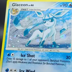 Pokemon Glaceon 20/100 Holo Rare LP - Diamond & Pearl Legends Awakened - Image 2