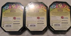 Pokemon Tins 2019 Elemental Powers Jolteon,Vaporeon,Flareon GX Sealed Set of 3 - Image 2