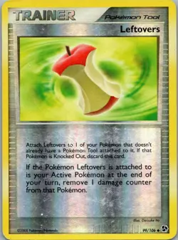 Pokemon TCG Leftovers 99/106 Great Encounters Reverse LP - Image 1