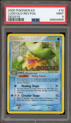 Pokemon Ludicolo EX Deoxys Reverse Holo Rare #10 PSA 9 Mint - Image 1