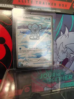 Pokemon TCG - Cubchoo - 109/086 - Illustration Rare - SV: Black Bolt - Image 2