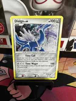Pokemon TCG Dialga Diamond & Pearl Promo DP49 Cosmos Holo LP - Image 1