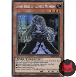 Yugioh Ghost Belle & Haunted Mansion MP22-EN258 Secret Rare 1st Edition NM - Image 1