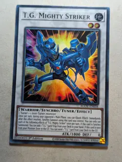Yu-Gi-Oh! - T.G. Mighty Striker - AGOV-EN034 - Super Rare - 1st Edition - Image 1