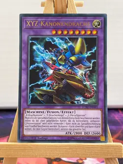 XYZ-Kanonendrache LCKC-DE061 Ultra Rare Deutsch NM YUGIOH - Image 1