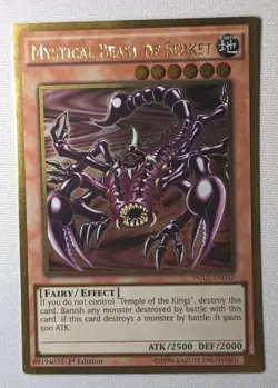 Mystical Beast of Serket - PGL2-EN032 - Gold Rare - 1st Edition - Yugioh - MP - Image 1