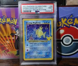 Shining Magikarp 66/64 PSA 9 Celebrations Pokemon Cards Graded - Image 1