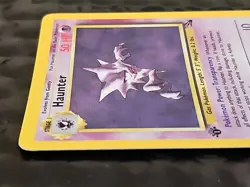 HAUNTER 1999 Pokemon 1st Edition Fossil Set Holo Rare Card #6/62 - Image 3