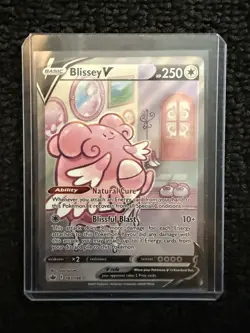 Pokemon TCG Blissey v 183/198 Chilling Reign 2021 Alt Art Holo Rare Card - Image 1