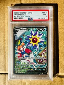 Pokemon Starmie v TCG TG13/TG30 Astral Radiance Ultra Rare Misty Card, PSA 9 - Image 1