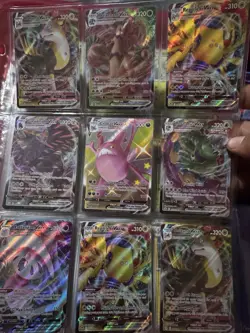 Pokemon Card Lot Over 500 Holo, 1200 Uc/c,Over 100 Vmax, Ex, V, V Star, Full Art - Image 1