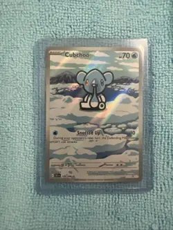 🔥🔥 Cubchoo 109/086 Sv: Black Bolt Illustration Rare Holo NM Pokemon Card🔥🔥 - Image 1