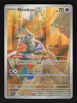 Mimikyu SVP 075 Pokemon Paldean Fates Promo Holo Card - Image 1