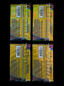 Pokemon Sun & Moon Unified Minds (4) 3-Card Booster Packs Art Set 2019 Sealed - Image 2