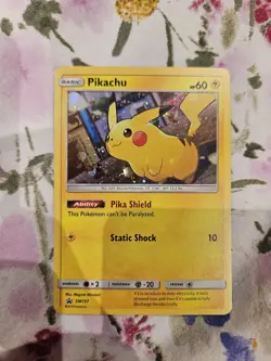 Pikachu SM157 Sun & Moon Ultra Rare Holo Promo Pokemon Card - Image 1