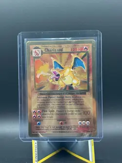 Pokemon Celebrations Charizard Gold Metal Card Premium #4/102 NM - Image 1
