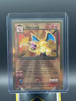 Pokemon Celebrations Charizard Gold Metal Card Premium #4/102 NM - Image 1