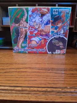 One Piece Card Game Learn Together Deck Set LT01 English Sealed - Image 1