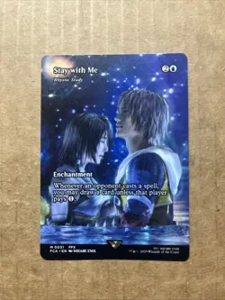 Magic the Gathering Final Fantasy Stay with Me Card Regular Edition-read descrip - Image 1