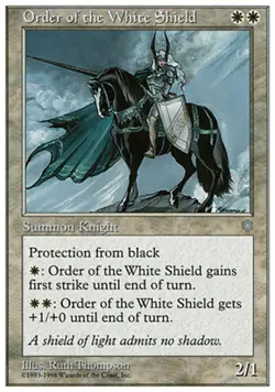 Order of the White Shield ~ Lightly Played Anthologies MTG Magic UltimateMTG Whi - Image 1