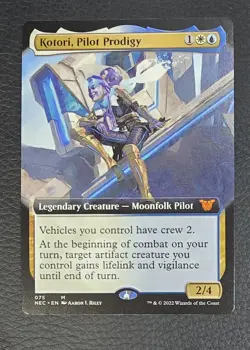 Kotori, Pilot Prodigy (Extended Art) - Kamigawa: Neon Dynasty CMDR #075 MTG NM - Image 1