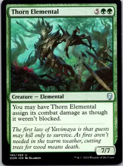 Thorn Elemental - Dominaria #185 - MTG - Image 1