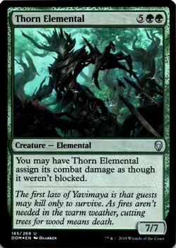 MTG Thorn Elemental (185) | NM Foil | Dominaria {DOM} - Image 2