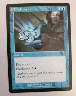 MTG - Innistrad Remastered: Think Twice (369) - Retro Common - Near Mint - Image 1