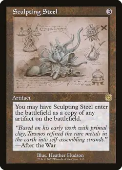 Sculpting Steel Retro Frame Regular - The Brothers' War Retro Artifacts MTG-NM - Image 1