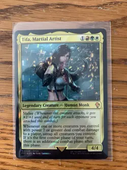 1x Tifa, Martial Artist 0225, Surge Foil, Final Fantasy, Magic MTG NM - Image 2